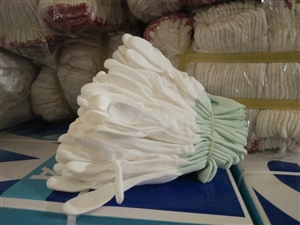 Găng tay phủ ngón PU màu trắng