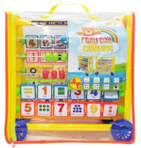 Bảng đa năng – Gấu con chăm học mẫu 2 (Sato 99)