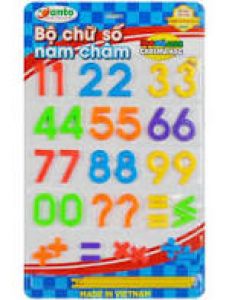 Bộ chữ số nam châm (Sato 95)