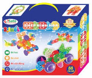 Ghép hình hoa 88 Chi tiết (Sato 001)