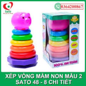 Xếp vòng mầm non – Mẫu 2 (Sato 48)