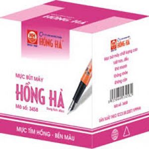 Mực lọ tím hồng Hồng Hà 60cc (nhạt) 3458