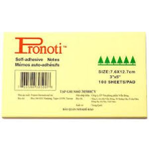 Giấy note Pronoti size 7.6x12.7 cm (3x5)