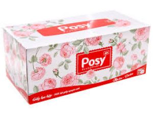 Khăn giấy Posy không mùi hộp 180 tờ 2 lớp