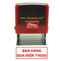 Dấu bán hàng qua điện thoại KT 14x38