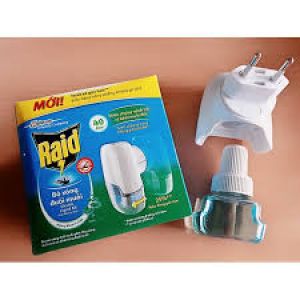 Bộ Máy Xông Đuổi Muỗi Raid Hương Khuynh Diệp 21ml kèm tinh dầu