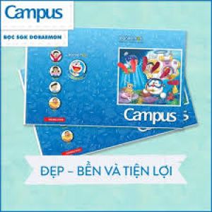 Bọc sách giáo khoa nilon CamPus Doraemon khổ B5- (170x240mm)8 tờ -túi