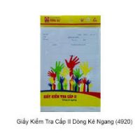 Giấy kiểm tra Hồng Hà kẻ ngang 4920(25 tờ kép/túi)